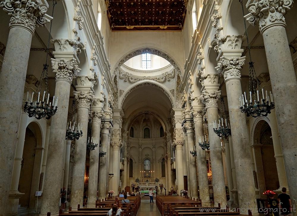 Lecce (Italy) - Interiors of Santa Croce